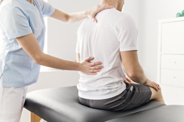 image of back massage for physiotherapy